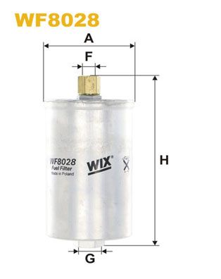 WIX FILTERS Polttoainesuodatin WF8028